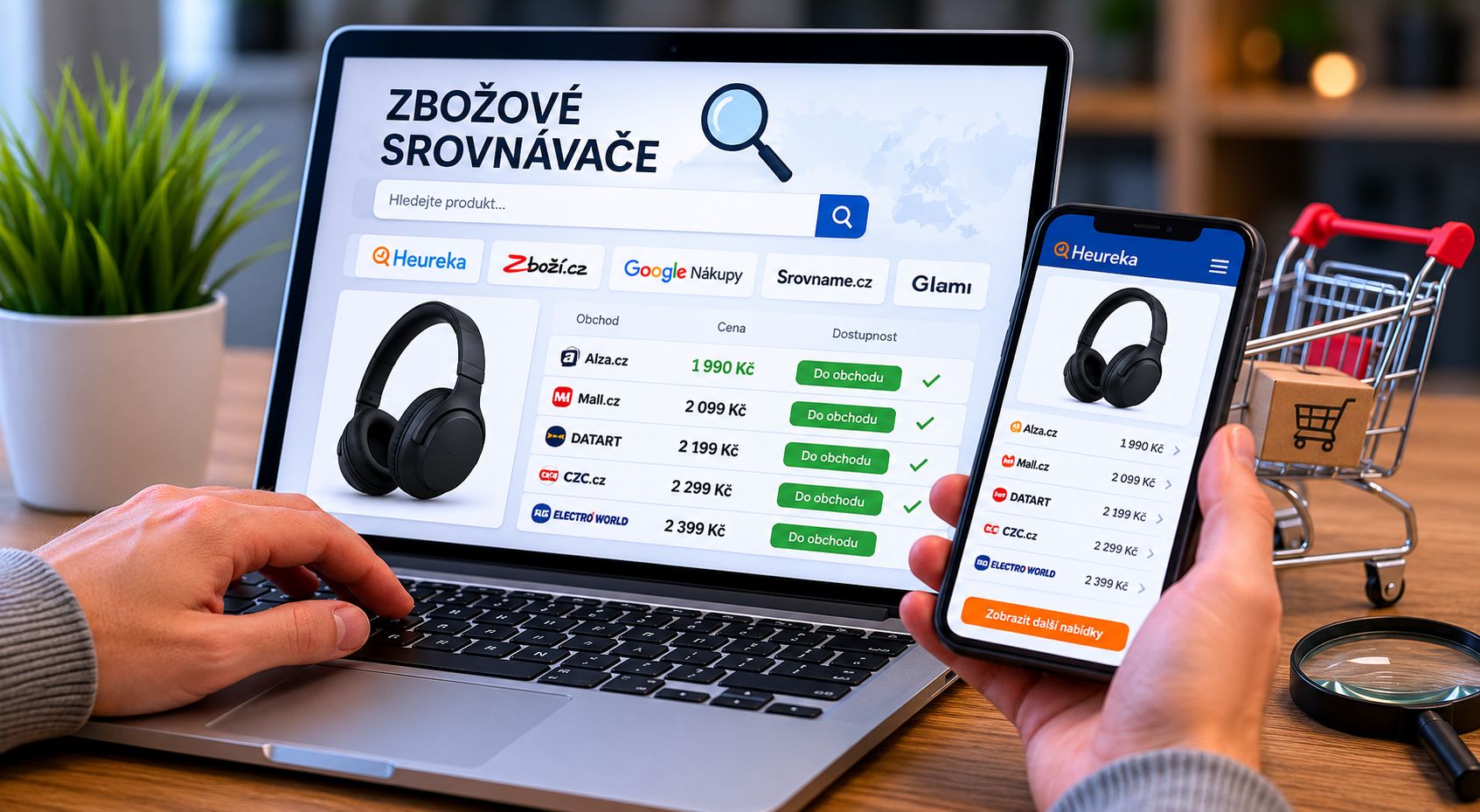 Zbožové vyhledávače jako cesta k vyšším tržbám e-shopu